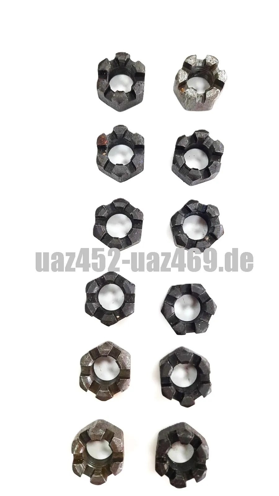 Nuts for bolt for crown wheel GAZ 53, 66
