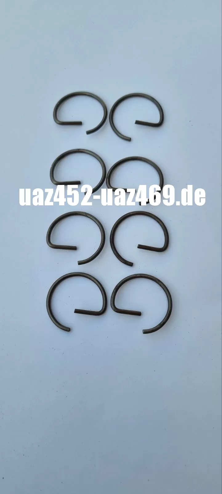 Kolbenbolzen Sicherungsring UAZ, GAZ, Wolga, Set 8 stück
