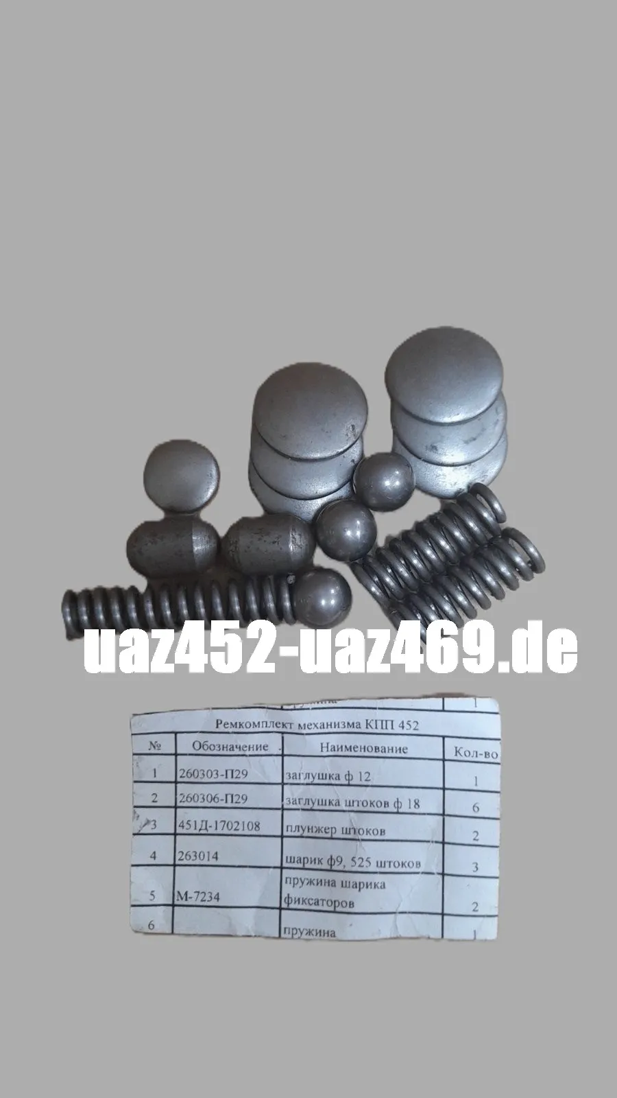 Getriebe reparatursatz für UAZ 452 4-Gang