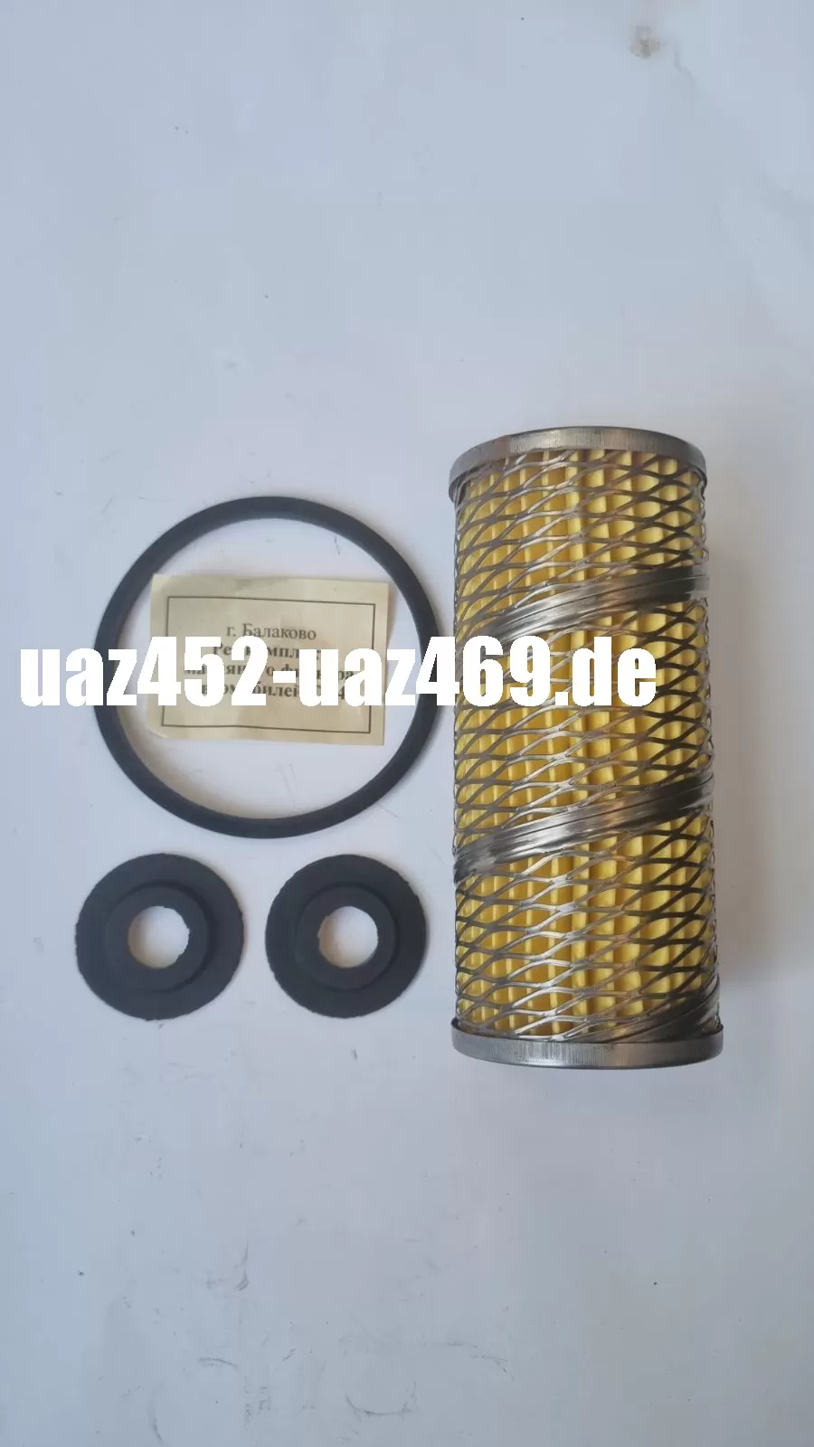 Ölfilterelement GAZ-24, Moskwitsch 2140, UAZ-Motor ZMZ 402, Satz mit Dichtungen