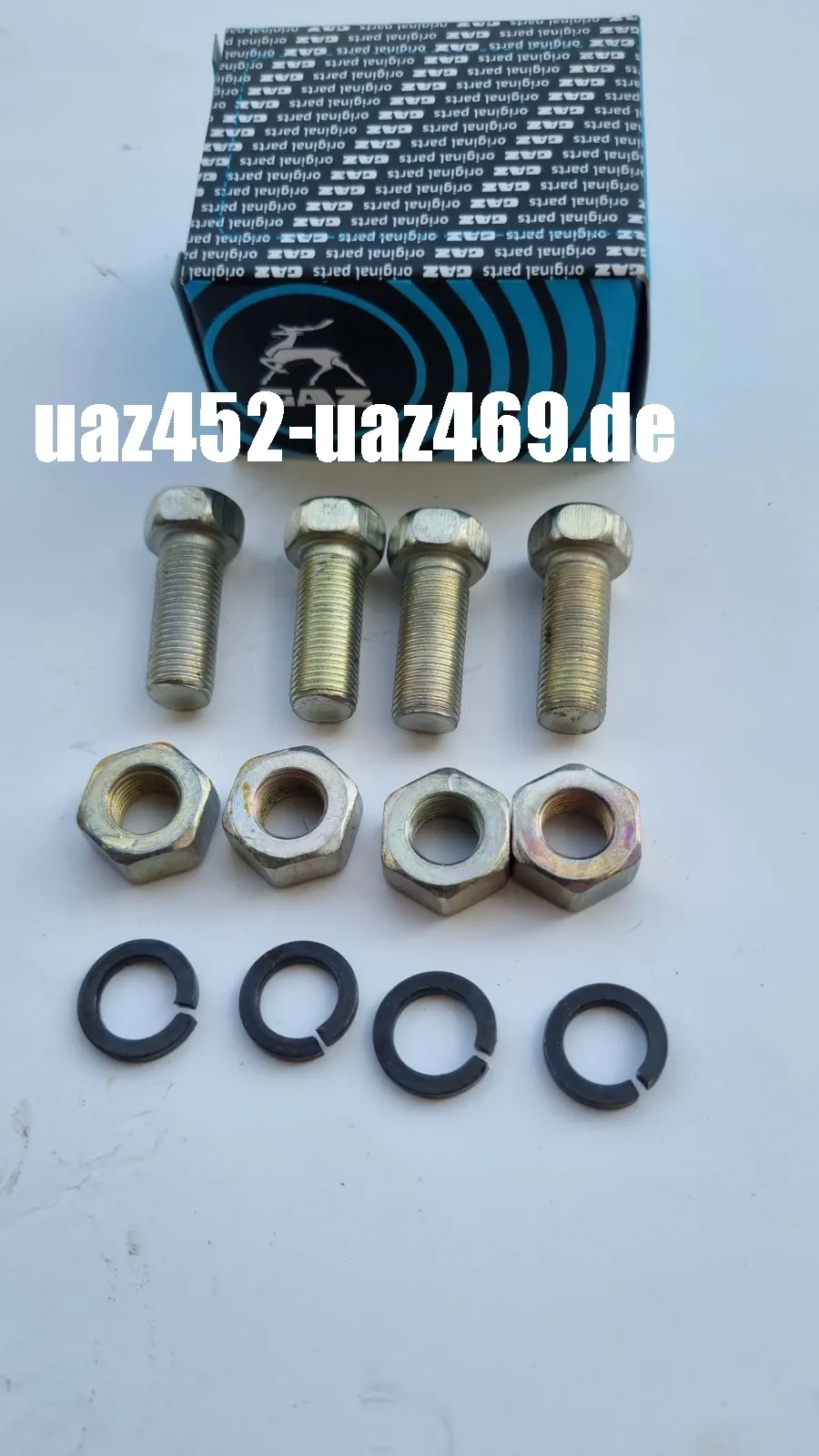 Bolt GAZ, UAZ propeller shaft with nut 