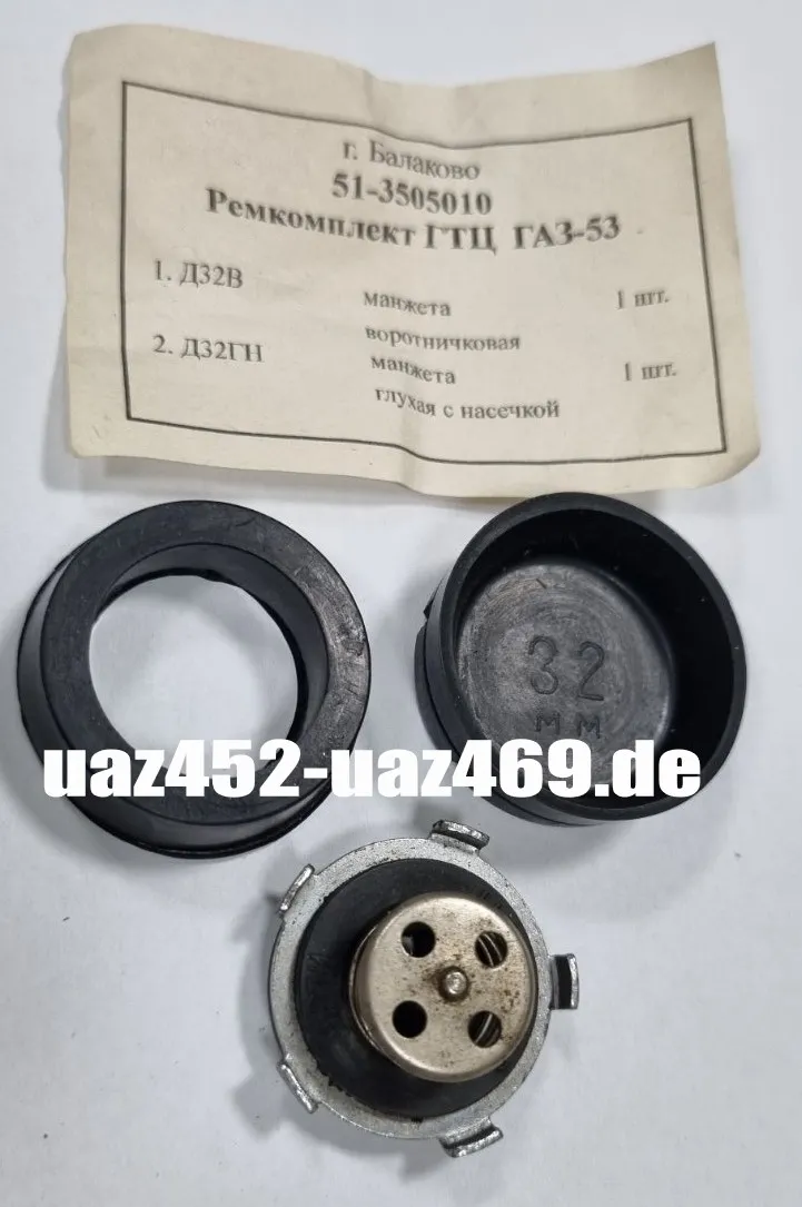 Repair kit for main brake cylinder for UAZ, GAZ