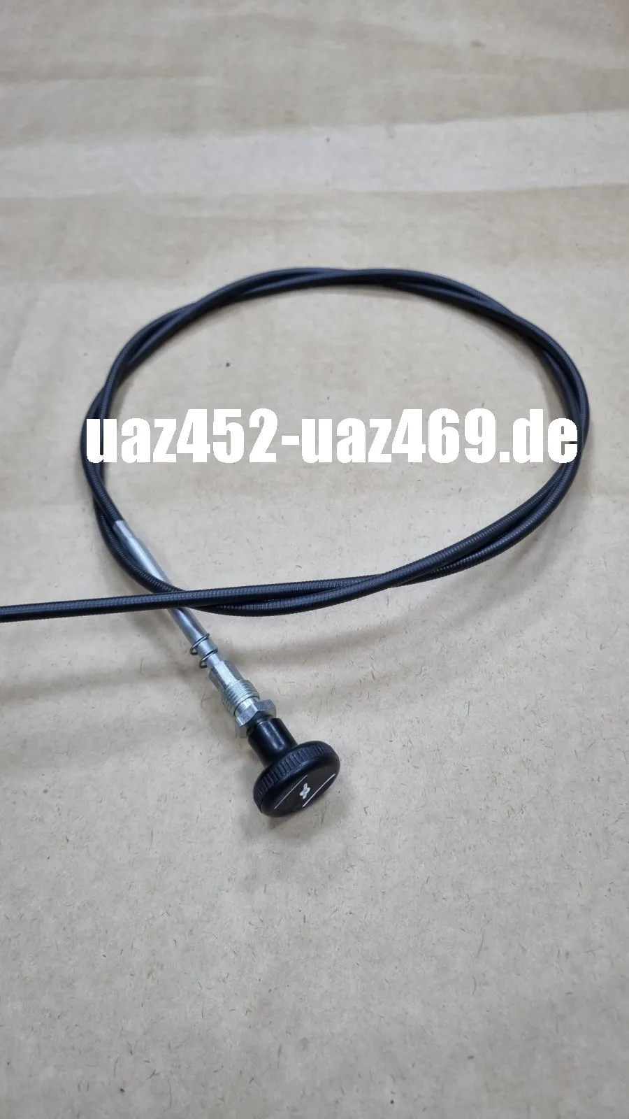 Cable for manual control of the UAZ 452 carburetor